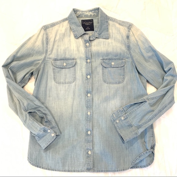 american eagle denim top